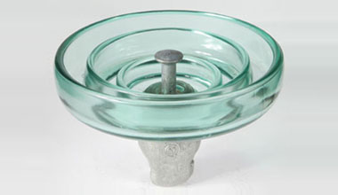 Standard type large disc diameter disc suspension glass insulator